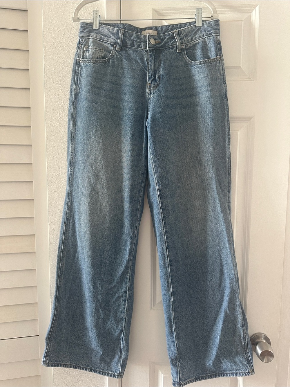 PacSun Low Rise Baggy Light Blue Wide Leg Jeans 28